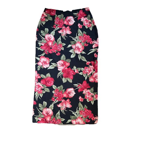 AGB Dresses & Skirts - Vintage AGB Byer California Women’s Skirt Size Small Slit Tea Length Hawaiian